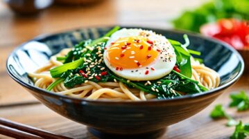 Poêlée d'udon, cresson et œuf : la recette de saison qui réchauffe les papilles et nourrit l'âme