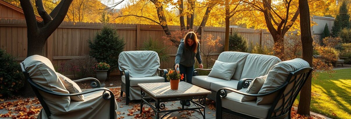 Protégez votre salon de jardin cet automne : astuces pour qu'il dure plus longtemps