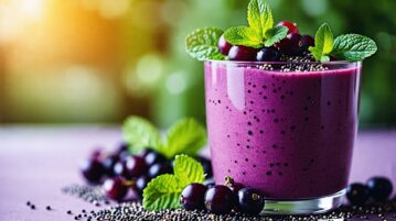Smoothie cassis : la star des desserts healthy de septembre