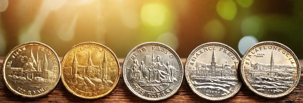 70 pièces en francs qui valent aujourd'hui une véritable fortune