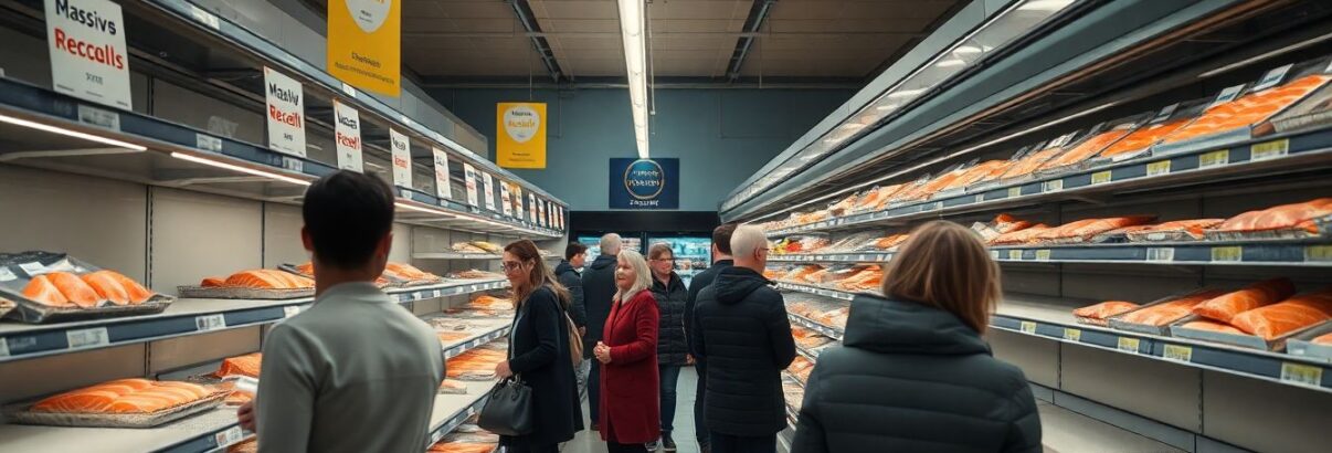 Alerte sanitaire : rappel massif de saumons et autres produits de la mer en France