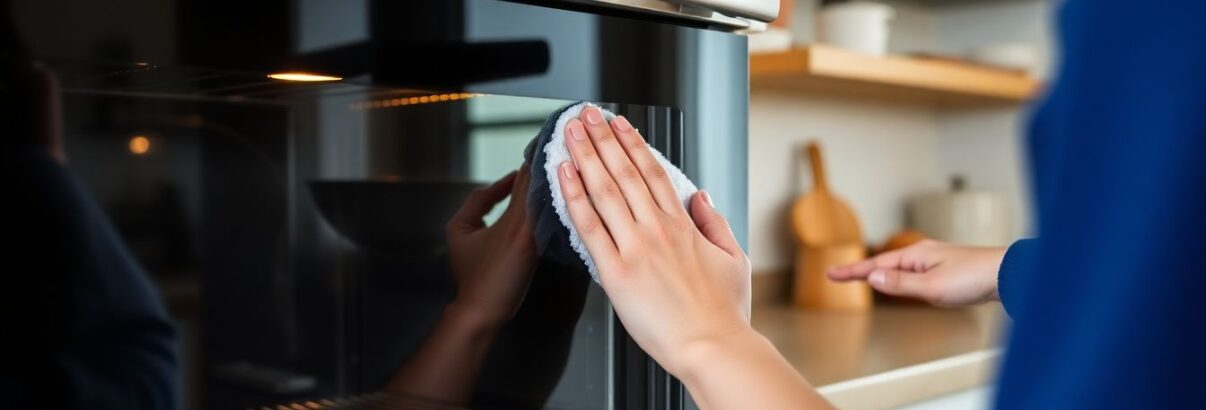 Comment nettoyer facilement le double vitrage du four sans le démonter