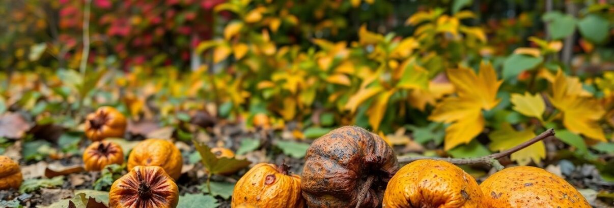 Fruits pourris dans le jardin : évitez les coûts cachés cet automne