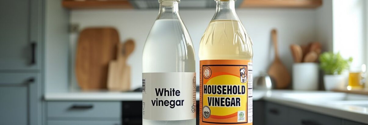 Tout le monde se trompe : voici la véritable distinction entre vinaigre blanc et vinaigre ménager !