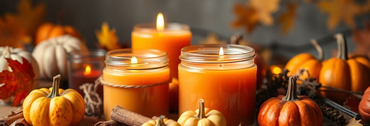 Bougies parfumées d'automne : Guide complet pour les fabriquer chez soi