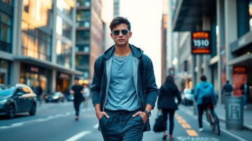 Jogging et surchemise : le duo inattendu qui révolutionne la mode urbaine