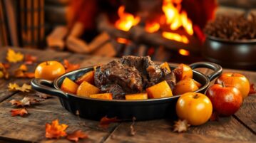 Le classique d’automne revisité : la joue de bœuf au cidre et pommes fondantes !