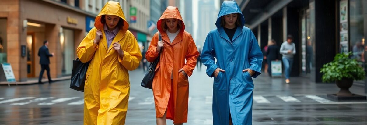 Manteaux de pluie tendance : 5 styles chics pour braver l'automne