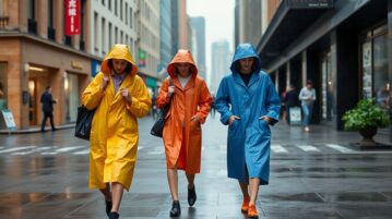Manteaux de pluie tendance : 5 styles chics pour braver l'automne