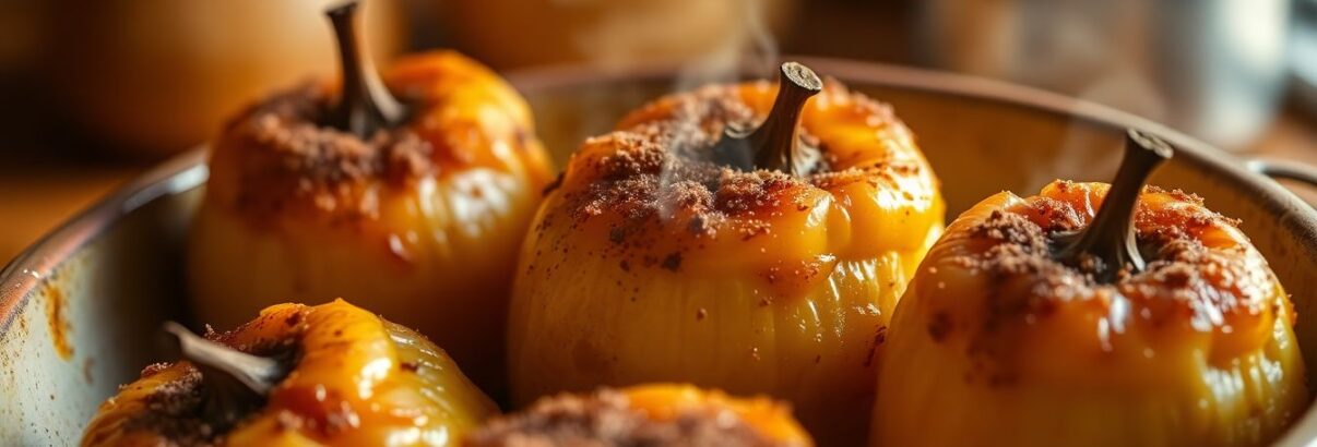 Découvrez l’ingrédient magique qui rend vos pommes au four incroyablement fondantes et savoureuses !