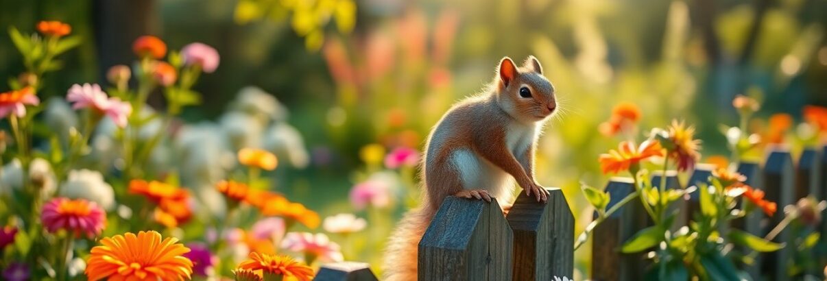 Les bons gestes à adopter pour ne pas faire fuir un écureuil de votre jardin !