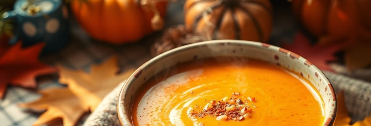 Chaud et réconfortant : le velouté d'automne carottes, lentilles et épices !