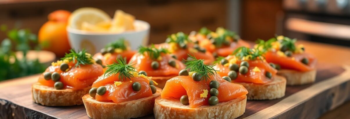 Ces astuces de chefs transforme vos toasts au saumon en stars de vos soirées !