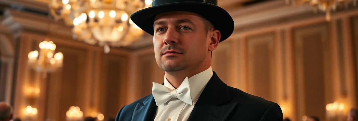 Haut-de-forme pour homme : l'accessoire incontournable des grands événements