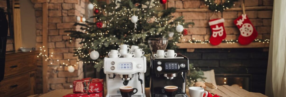 Machine à café Noël