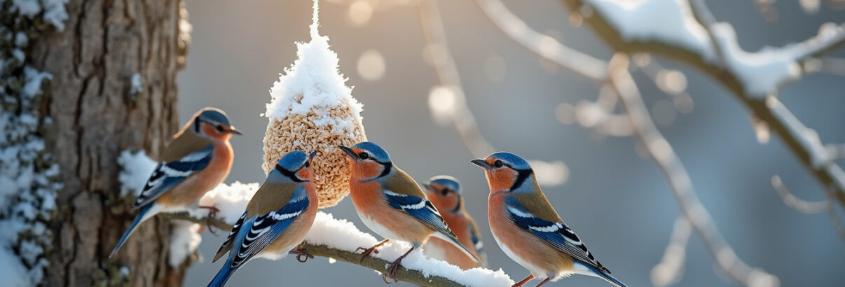 Faut-il vraiment donner des boules de graisse aux oiseaux en hiver ?