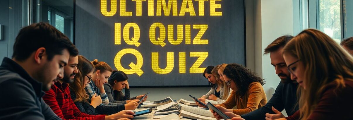 Quiz de QI ultime : Testez vos limites intellectuelles