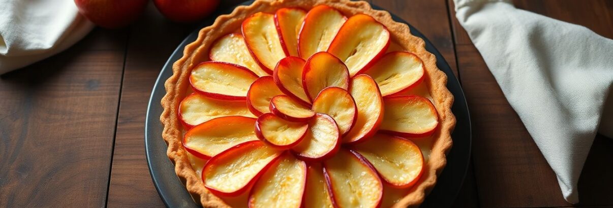 Découvrez comment réussir une tarte aux pommes sans pâte en 10 minutes