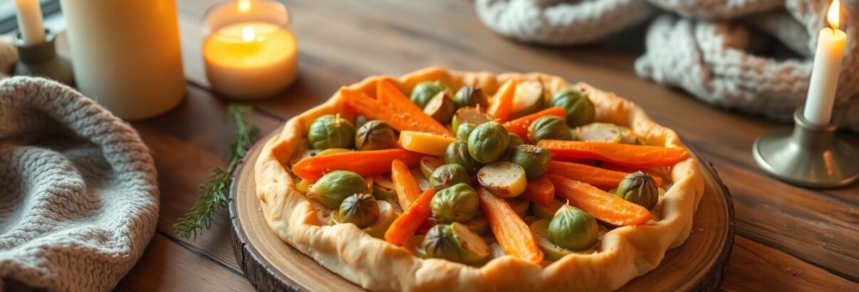 Cette tarte fine aux légumes d’hiver ca devenir un incontournable pour vos soirées entre amis