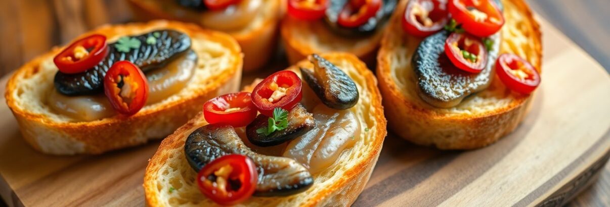Découvrez la recette des toasts épicés aux anchois qui vont révolutionner vos apéritifs !