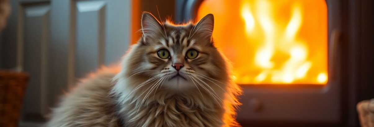 Ces solutions simples vont protéger vos animaux de la chaleur intense des poêles à bois !