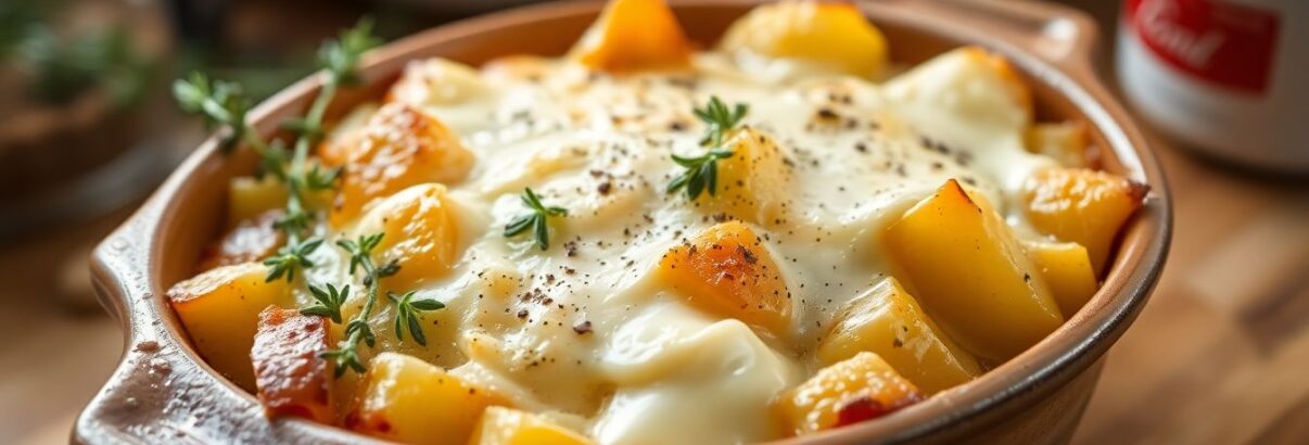 Gratin de pommes de terre au brie : la recette simplissime qui régalera toute la famille