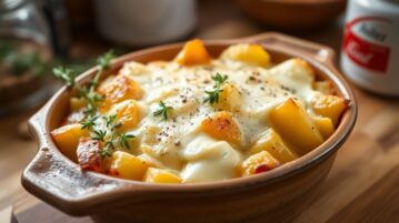 Gratin de pommes de terre au brie : la recette simplissime qui régalera toute la famille