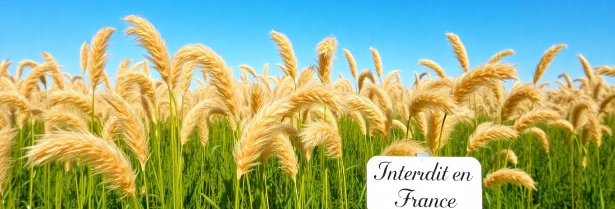 L'herbe de la Pampa : beauté trompeuse désormais interdite en France