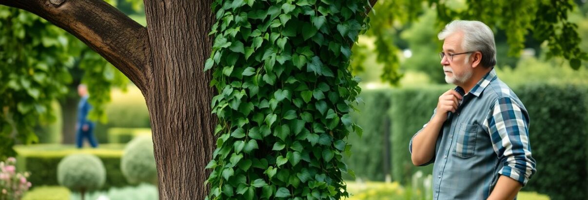 Lierre sur les arbres : faut-il l'enlever ? Les précieux conseils d'un jardinier expert