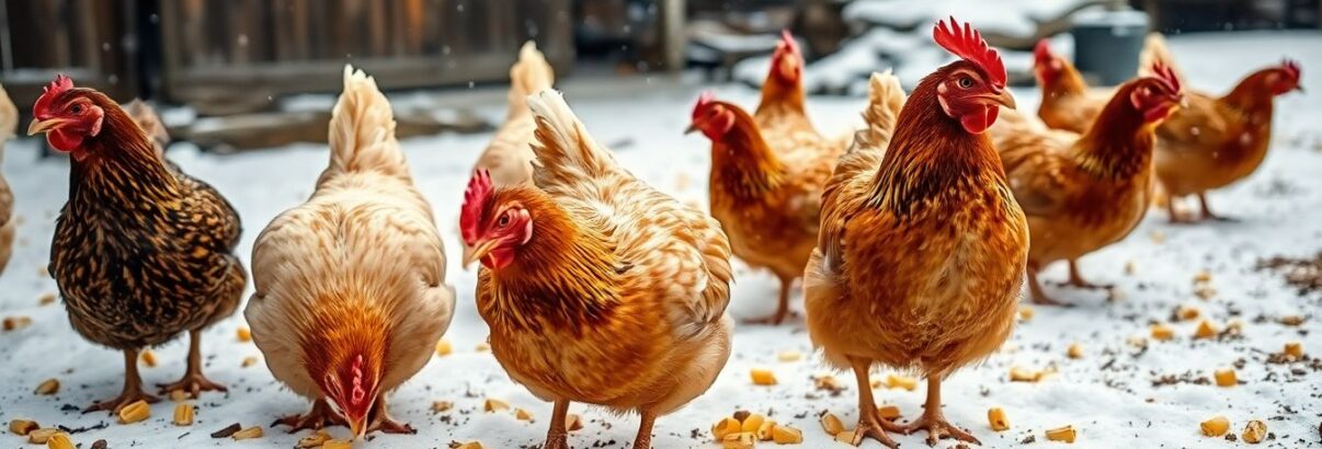 Poules en hiver : le secret du maïs concassé pour une ponte régulière