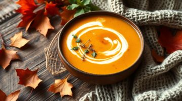 Découvrez la recette de velouté de courge butternut