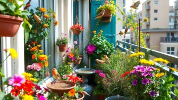 7 astuces simples pour transformer votre balcon en paradis des oiseaux