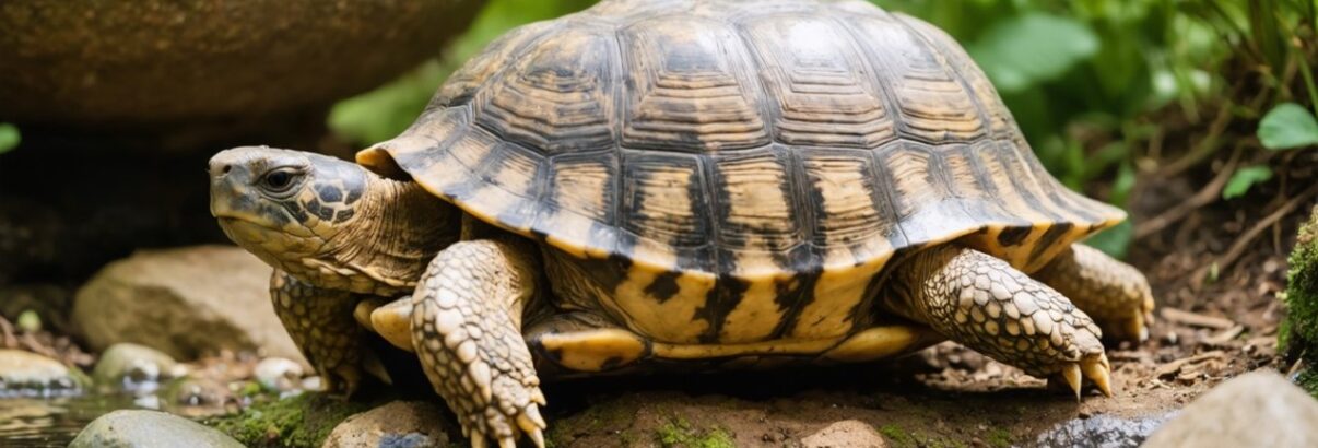 Alimentation et habitat de la tortue terrestre : guide complet pour propriétaires