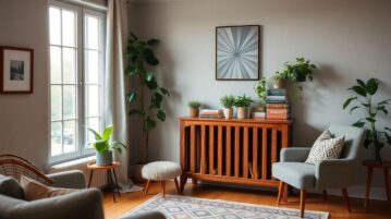 Astuces déco ingénieuses pour camoufler vos vieux radiateurs disgracieux