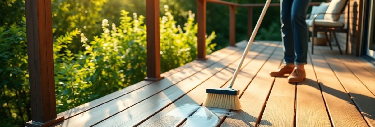 Comment nettoyer efficacement sa terrasse en bois : guide complet