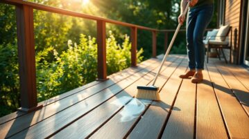 Comment nettoyer efficacement sa terrasse en bois : guide complet