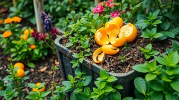 Écorces d'orange dans le compost : le secret insoupçonné pour un jardin luxuriant