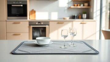 Fini les égouttoirs encombrants : le tapis de séchage, la solution gain de place pour votre cuisine