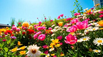jardin en fleur