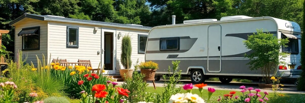 Mobile-home ou caravane dans son jardin : la réglementation en 2025