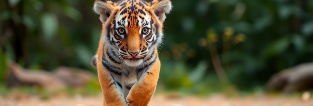 Naissance d'un espoir : un bébé tigre de Sumatra fait ses premiers pas à Disney