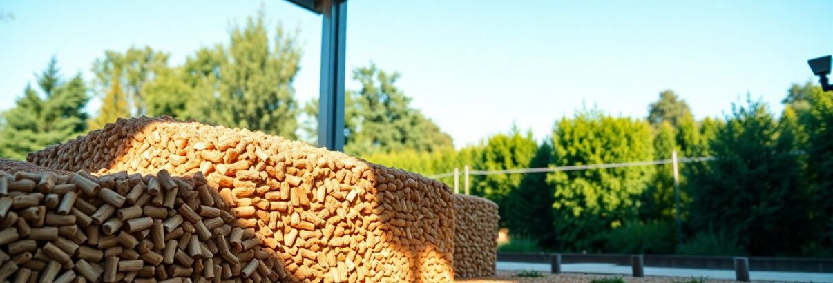 Pellets de bois à l'extérieur : guide complet pour un stockage optimal en 2025