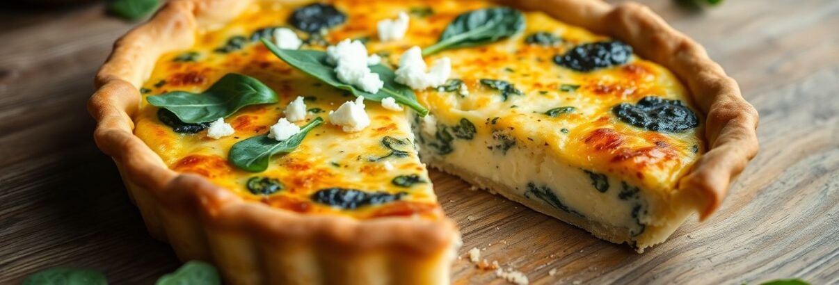 Quiche aux épinards et chèvre : la recette gourmande et facile qui fait l'unanimité