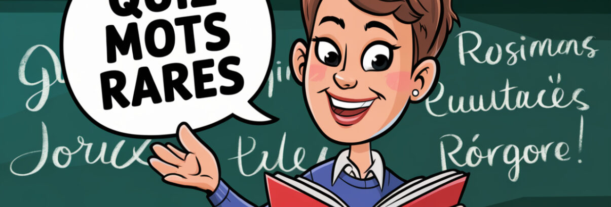 Quiz de vocabulaire : 15 mots rares et surprenants pour tester vos connaissances de la langue française (niveau de difficulté moyen)