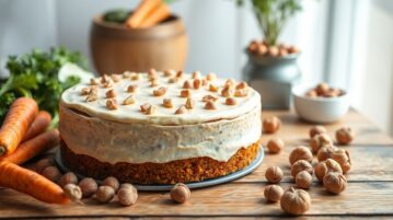 Gâteau à la carotte et noisettes : la recette gourmande qui ravira toute la famille
