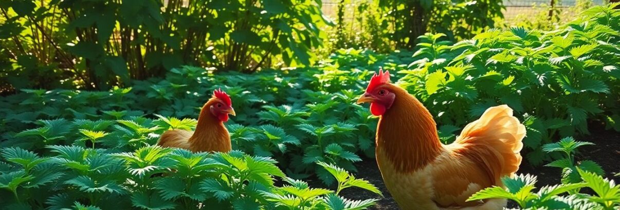 L'ortie pour stimuler la ponte des poules : un trésor naturel à portée de main