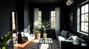 Peinture noire et petits espaces : comment éviter l'effet "murs qui se referment"