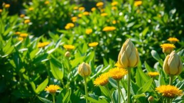 platation jardin topinambour