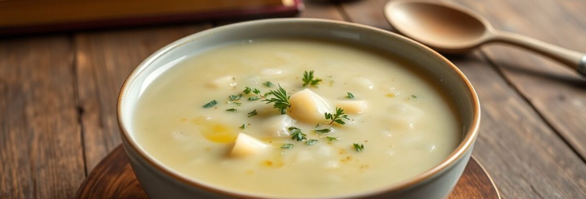 Velouté de poireaux et pommes de terre : la recette réconfortante qui traverse les générations