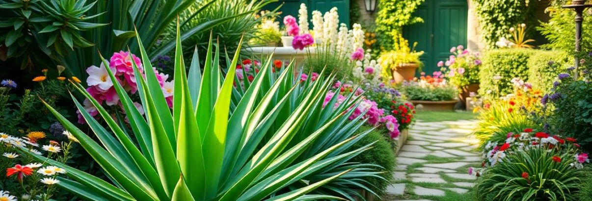 aloe vera au jardin